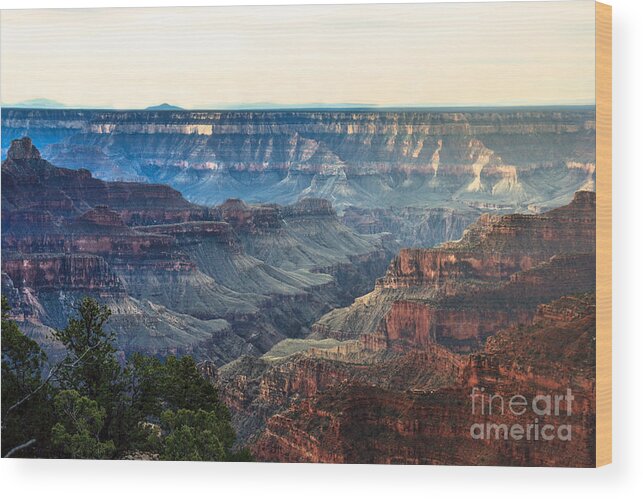 North Rim Wood Print featuring the photograph North Rim by Robert Bales