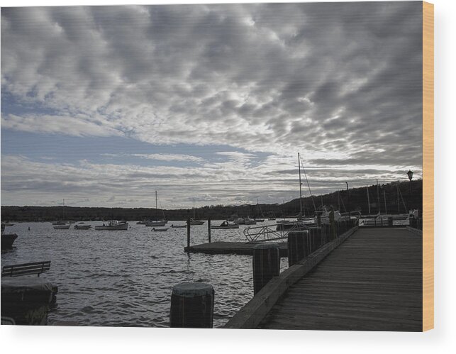 Huntington Wood Print featuring the photograph Northport by Susan Jensen