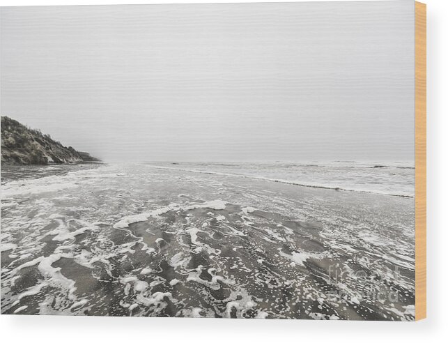 Dismal Wood Print featuring the photograph Ocean Beach in Tasmania by Jorgo Photography