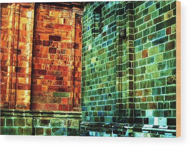 Bricks Wood Print featuring the photograph Old And New by HweeYen Ong