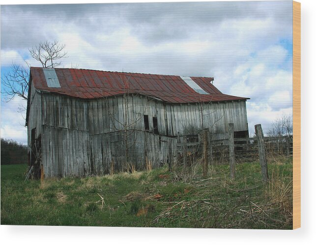 Abandoned Wood Print featuring the photograph Old barn XIII by Emanuel Tanjala