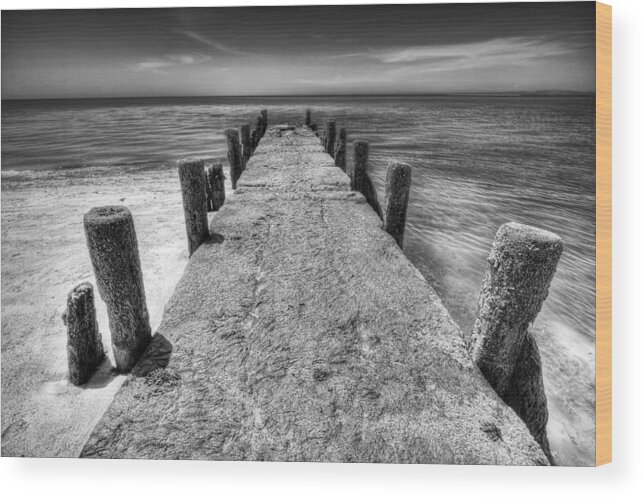Old Truro Pier Wood Print featuring the photograph Old Pier by Darius Aniunas