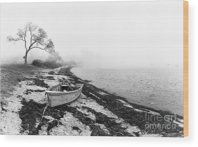 Boat Wood Print featuring the photograph Old rowing boat by Jane Rix
