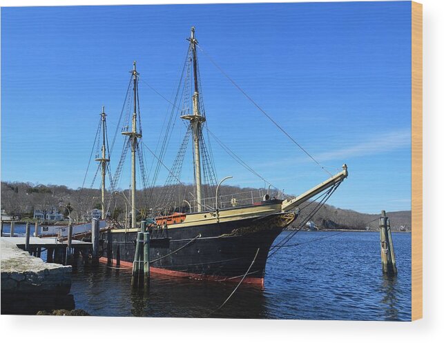 Ships Wood Print featuring the photograph On Display by Charles HALL