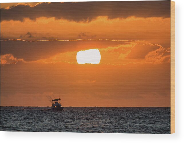Boat Wood Print featuring the photograph On the Water by David Buhler