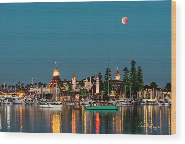 Blood Moon Wood Print featuring the photograph Once in a Lifetime by Dan McGeorge