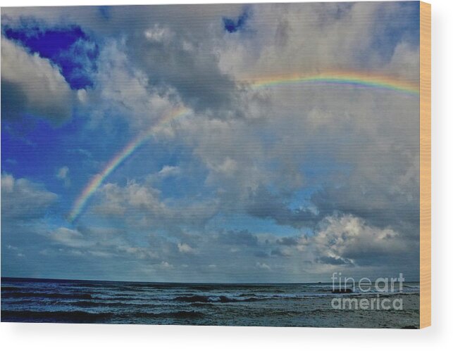 Rainbow Wood Print featuring the photograph One More Rainbow by Craig Wood