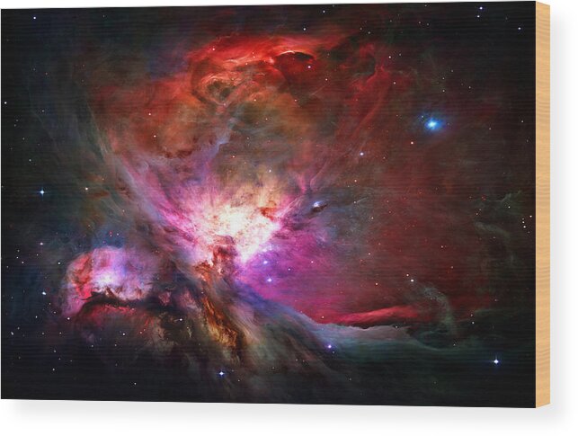 Orion Nebula Wood Print featuring the photograph Orion Nebula by Michael Tompsett