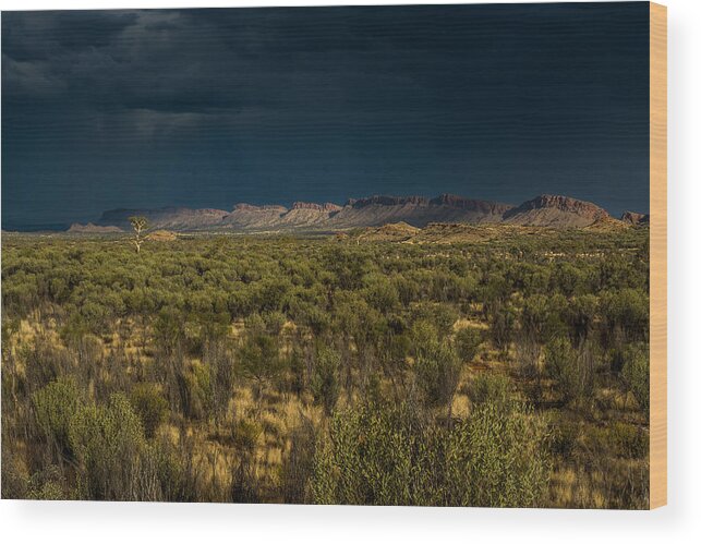 Outback Storm Wood Print featuring the photograph Outback Storm by Racheal Christian