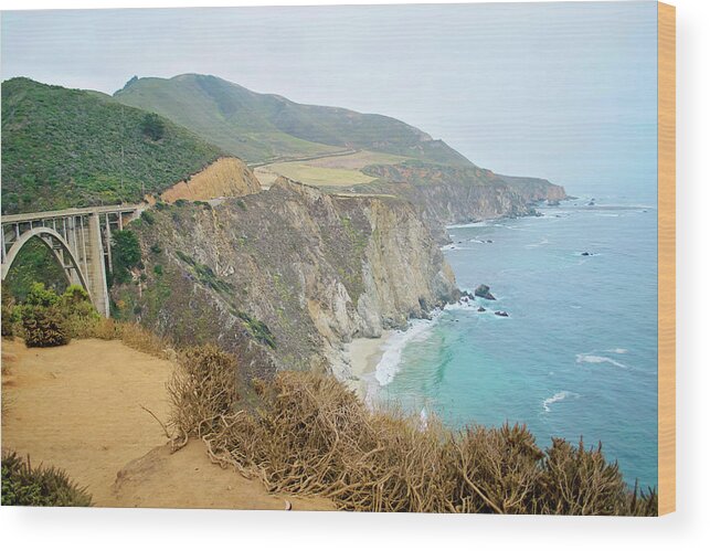 Pacific Coast Highway Wood Print featuring the photograph Pacific Coast Highway Dreams by Micah Williams