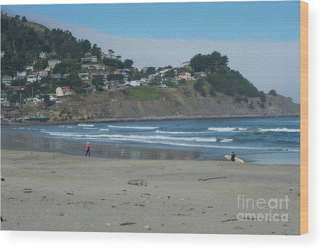 Pacificia Wood Print featuring the photograph Pacifica California by David Bearden