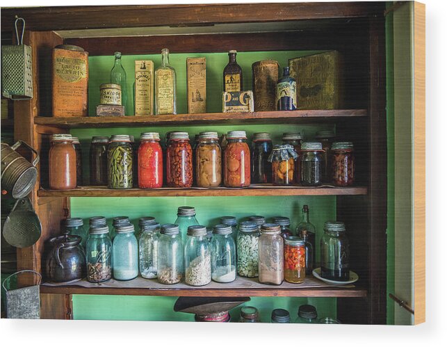 Pantry Wood Print featuring the photograph Pantry by Paul Freidlund