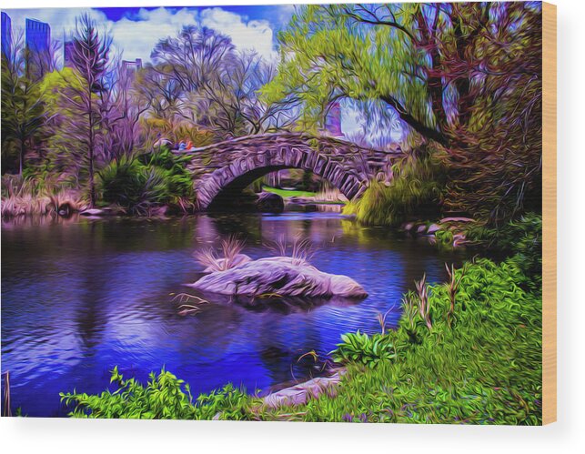 New York Wood Print featuring the photograph Park Bridge by Stuart Manning