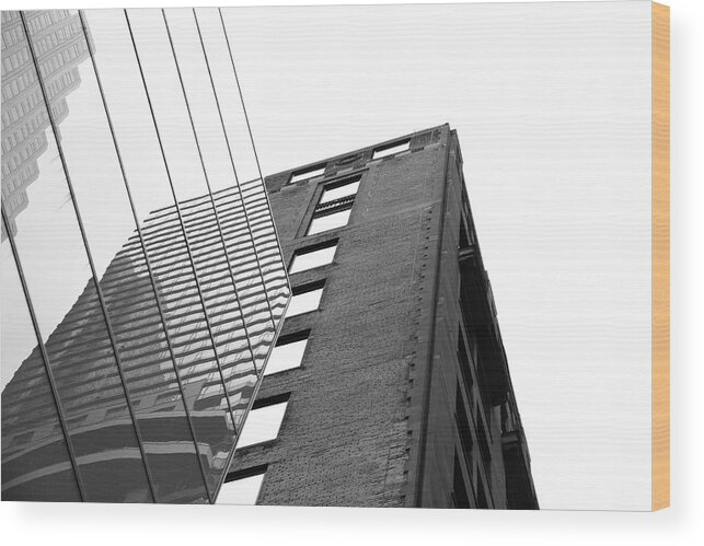 Architecture Wood Print featuring the photograph Part Of This Is A Lie by Kreddible Trout