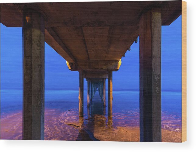 California Wood Print featuring the photograph Peer Underneath by TM Schultze