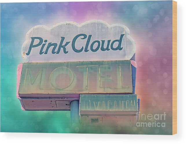 California Wood Print featuring the photograph Pink Cloud by Lenore Locken