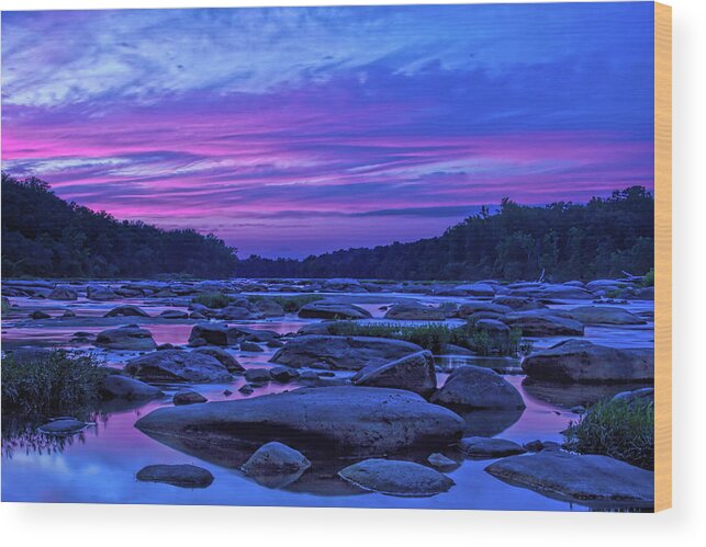 Pony Pasture Sunset Wood Print featuring the photograph Pony Pasture Sunset by Jemmy Archer