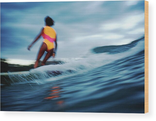 Surfing Wood Print featuring the photograph Popsicle by Nik West
