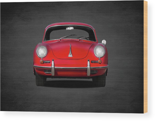 Porsche Wood Print featuring the photograph The Classic 356 by Mark Rogan