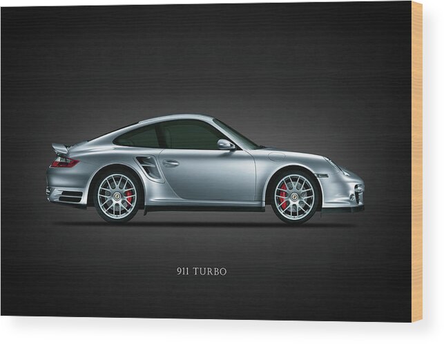 Porsche Wood Print featuring the photograph The Iconic 911 Turbo by Mark Rogan