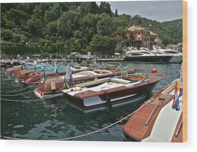 Italy Wood Print featuring the photograph Portofino Classics by Steven Lapkin
