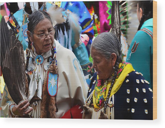 Pow Wow Wood Print featuring the photograph Portrait # 338 by Ed Hall
