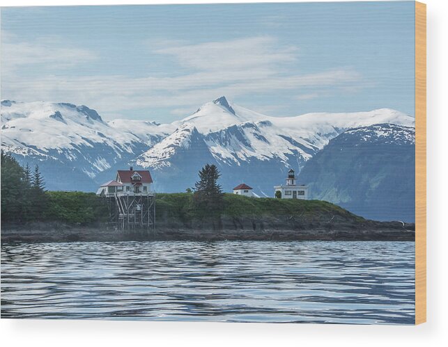 Alaska Wood Print featuring the photograph Pt. Retreat by David Kirby