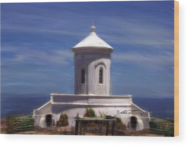 Vacation Wood Print featuring the painting Punta del Este, Uruguay by Dale Turner