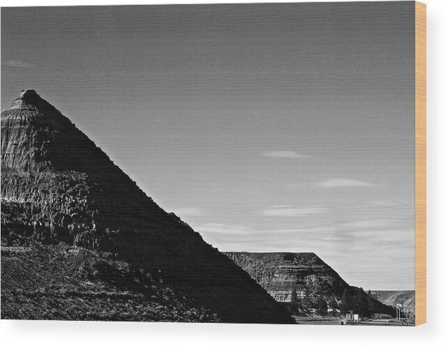  Wood Print featuring the photograph Pyramids of Drumheller by Brian Sereda