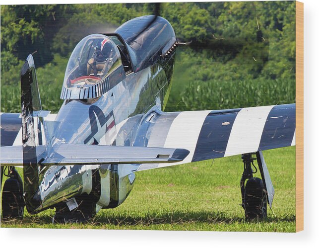 Aviation Wood Print featuring the photograph Quick Silver Landscaping by Peter Chilelli