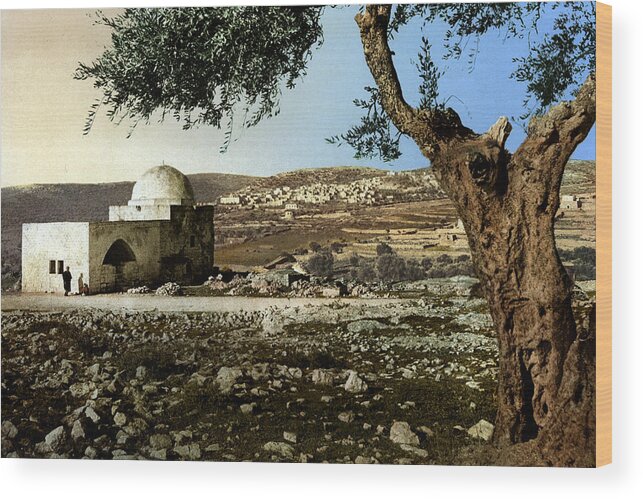 Outdoor Wood Print featuring the photograph Rachel Tomb in Bethlehem by Munir Alawi