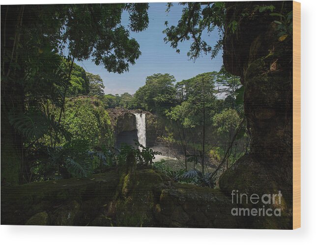 Photography Wood Print featuring the photograph Rainbow Falls 5 by Daniel Knighton