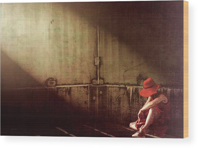 Dreamscape Wood Print featuring the photograph Red Hat by Bob Orsillo