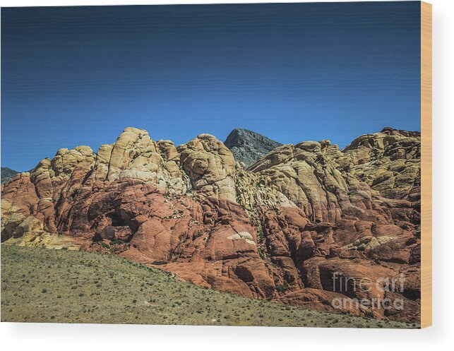 Red Rock Canyon Wood Print featuring the photograph Red Rock Canyon #10 by Blake Webster