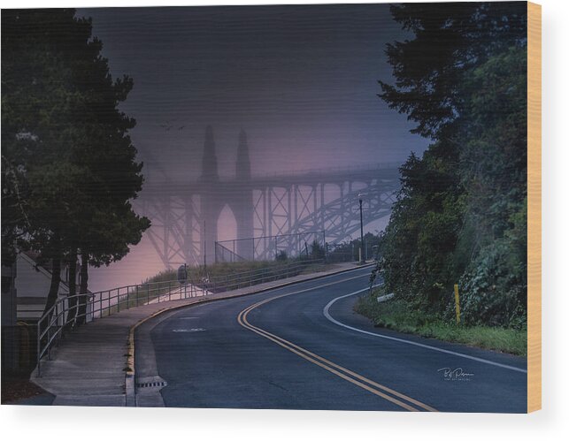Road Wood Print featuring the photograph Road Home by Bill Posner