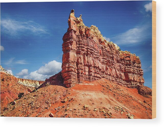 Rocks Wood Print featuring the photograph Rock Ship by Mike Stephens