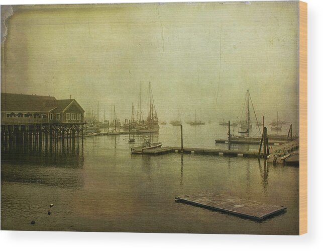 Cindi Ressler Wood Print featuring the photograph Rockland Harbor by Cindi Ressler