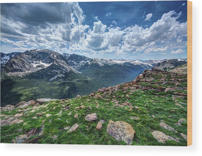 Colorado Wood Print featuring the photograph Rocky Mountain National Park II by David Thompsen