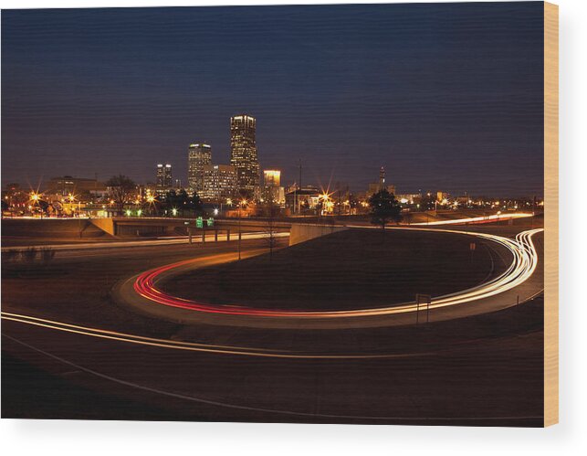 Arkansas Wood Print featuring the photograph Round The Bend by Jonas Wingfield