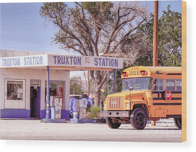 Usa Wood Print featuring the photograph Route 66 impression by Juergen Klust