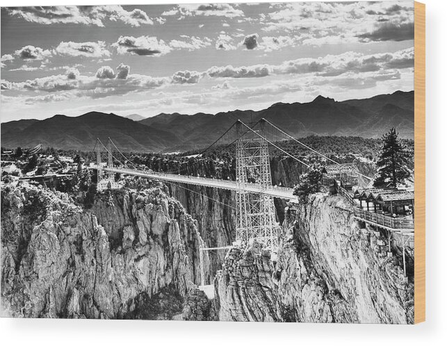 Royal Gorge Wood Print featuring the photograph Royal Gorge by Shawn Everhart