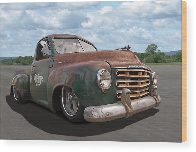 Rusty Wood Print featuring the photograph Rusty Studebaker by Gill Billington