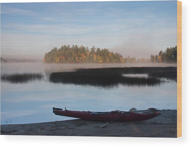 Landscape Wood Print featuring the photograph Sabao Morning by Brent L Ander