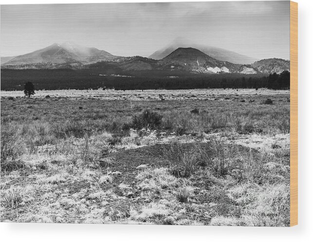 Arizona Wood Print featuring the photograph San Francisco Mountains 2 by Ben Graham