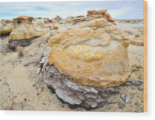 Luna Mesa Wood Print featuring the photograph San Rafael Pin Ball by Ray Mathis