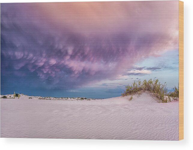 Desert Wood Print featuring the photograph Sand Storm by Jason Roberts
