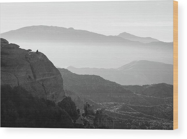 Arizona Wood Print featuring the photograph Santa Catalinas by Scott Rackers
