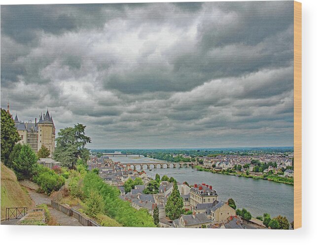 Saumur Wood Print featuring the photograph Saumur, Chateau, Loire, France by Curt Rush