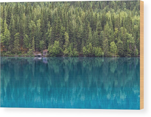 Alaska Wood Print featuring the photograph Seclusion by Scott Slone