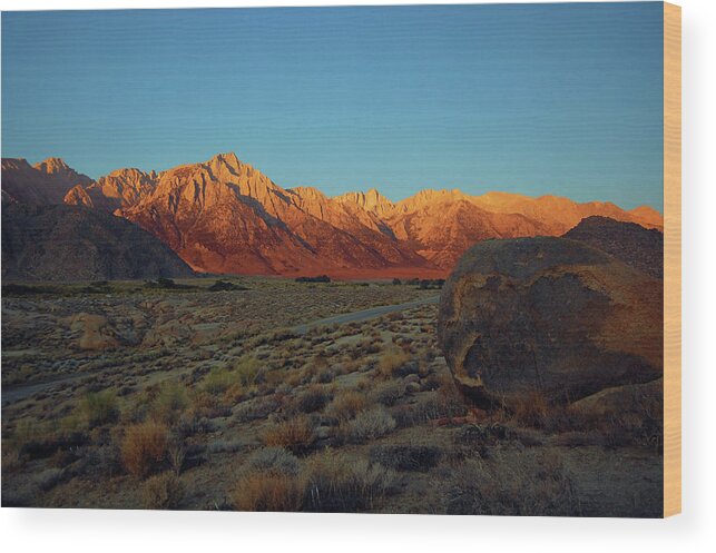 Sierra Nevada Sunrise Wood Print featuring the photograph Sierra Nevada Sunrise by Ben Prepelka